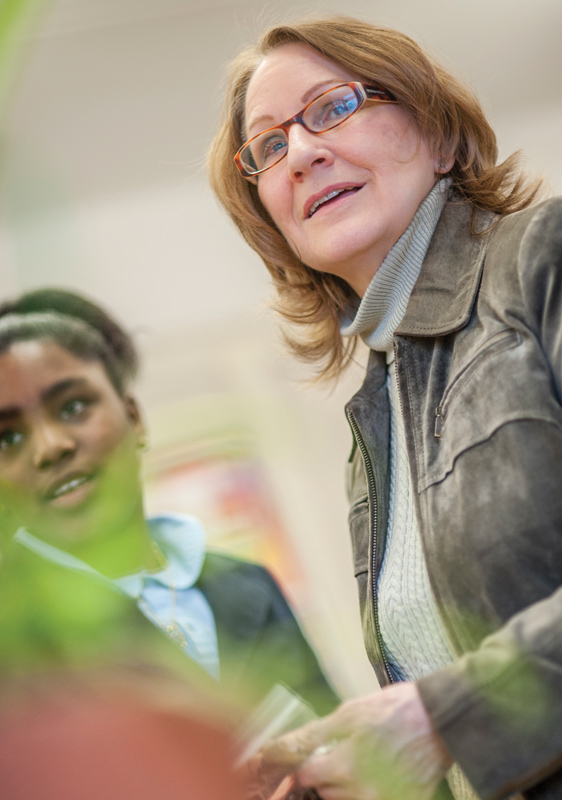 Margaret E. Matta, chairwoman of the USGBC's green schools committee.  Photo: Ara Howrani. www.howranistudios.com. 