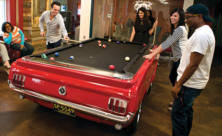 The culture at Quicken is playful and creative. Gilbert’s hope is to recreate Detroit into a technology powerhouse.