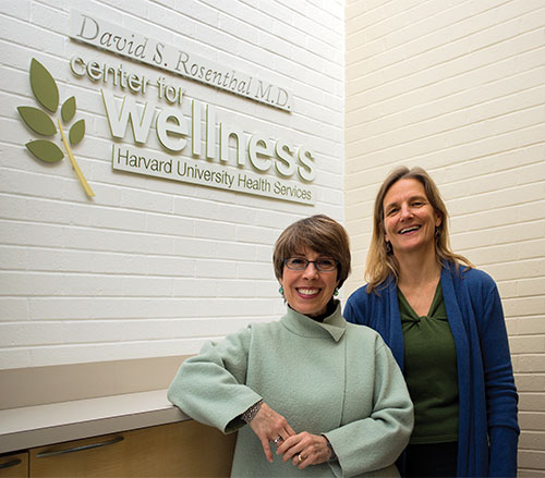 HUMAN-HEALTH_Nancy-Costikyan-and-Jeanne-Mahon-at-the-Harvard-Center-for-Wellness